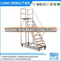 YCWM1707-0810 lightweight folding ladder steel folding step ladder with 2.5M