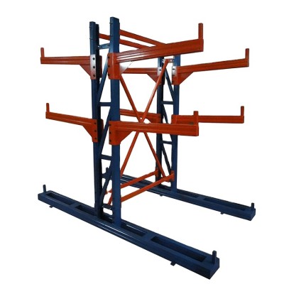 Heavy duty height adjustable galvanized cantilever boltless rack