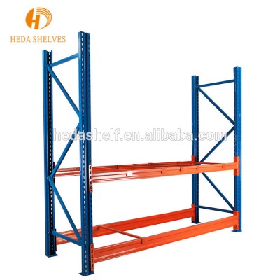 Heavy duty electric multi layer mobile pallet storage racking system